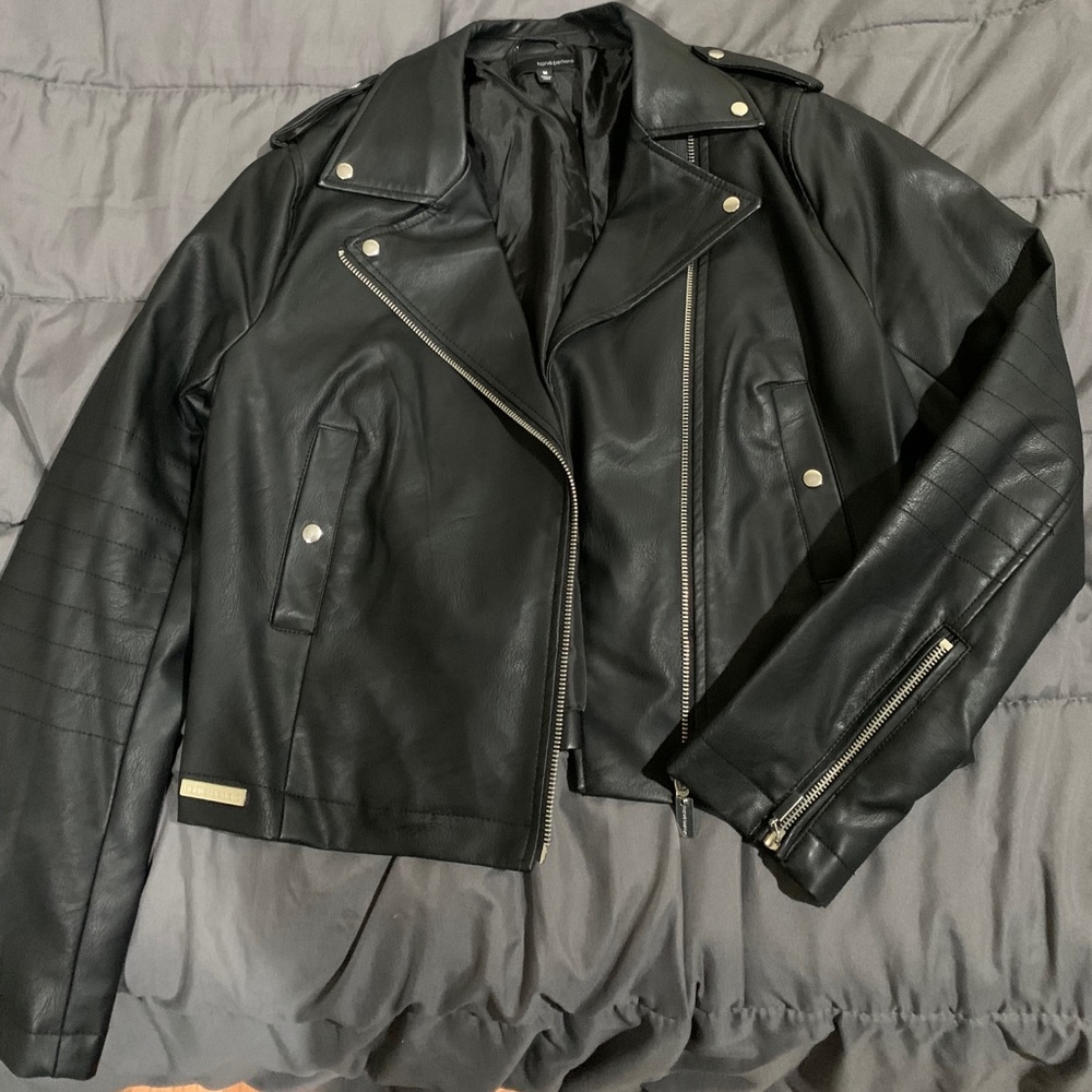 Harve Benard Faux Leather Jacket (LIKE NEW)